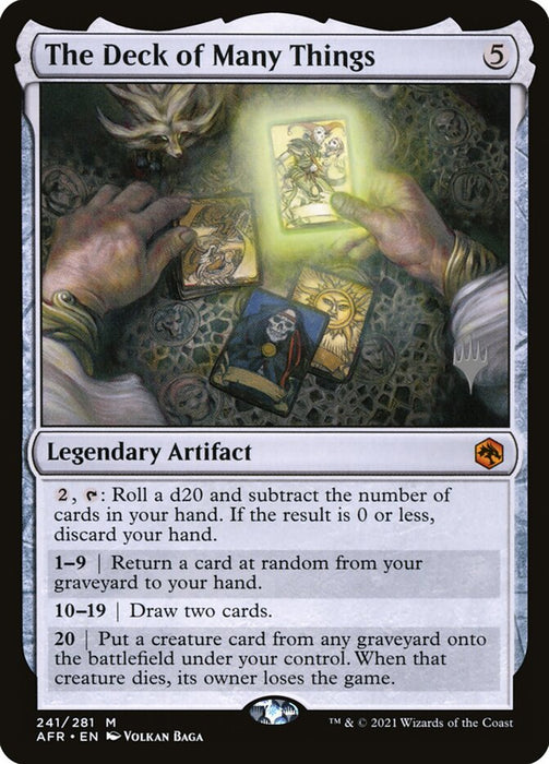 The Deck of Many Things - Legendary