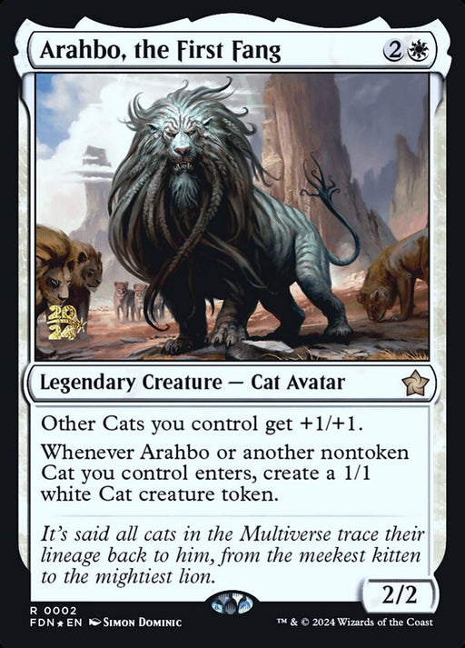 Arahbo, the First Fang - Legendary (Foil)