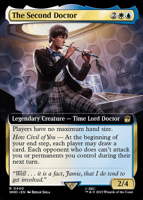 The Second Doctor - Extended Art - Legendary (Foil)