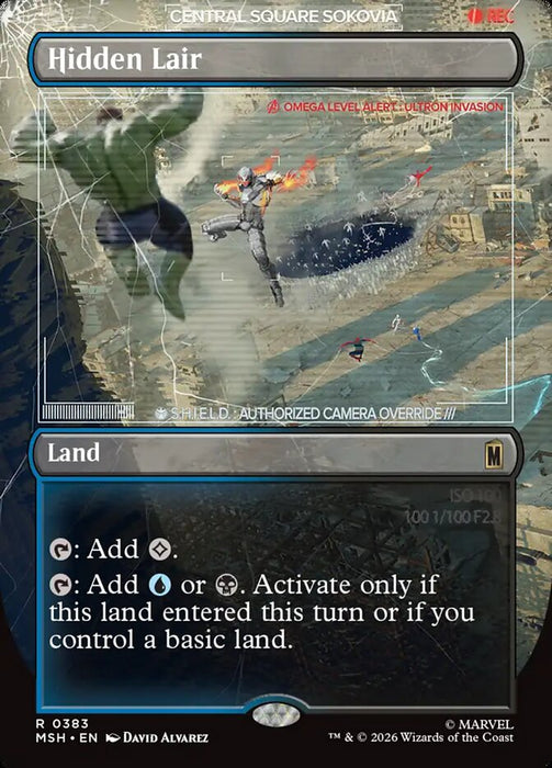 Hidden Lair - Borderless - Inverted