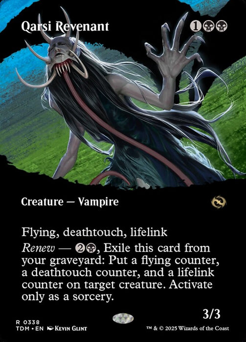 Qarsi Revenant - Borderless - Showcase - Inverted (Foil)