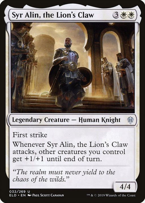 Syr Alin, the Lion's Claw - Legendary