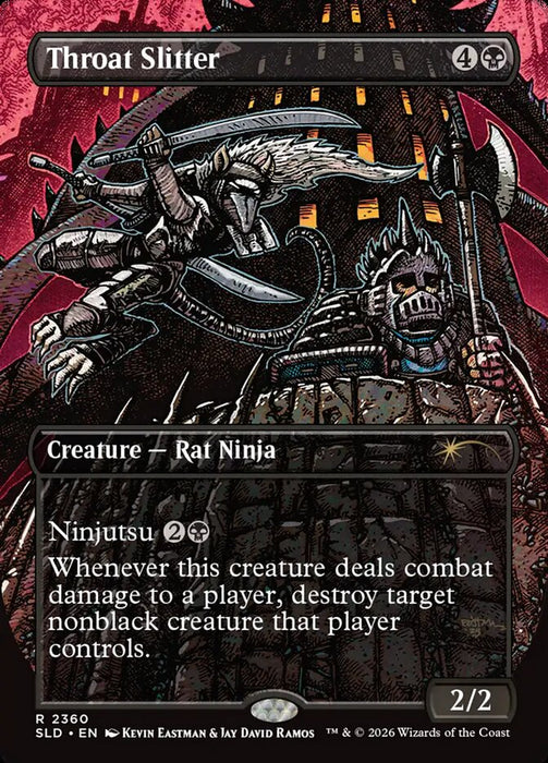 Throat Slitter - Borderless - Full Art - Inverted (Foil)