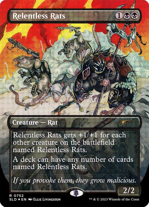 Relentless Rats - Borderless - Full Art - Inverted (Foil)