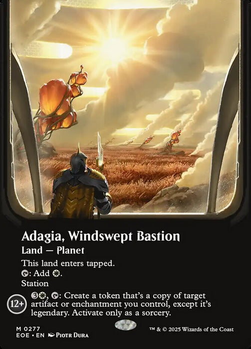 Adagia, Windswept Bastion - Borderless - Extended Art (Foil)