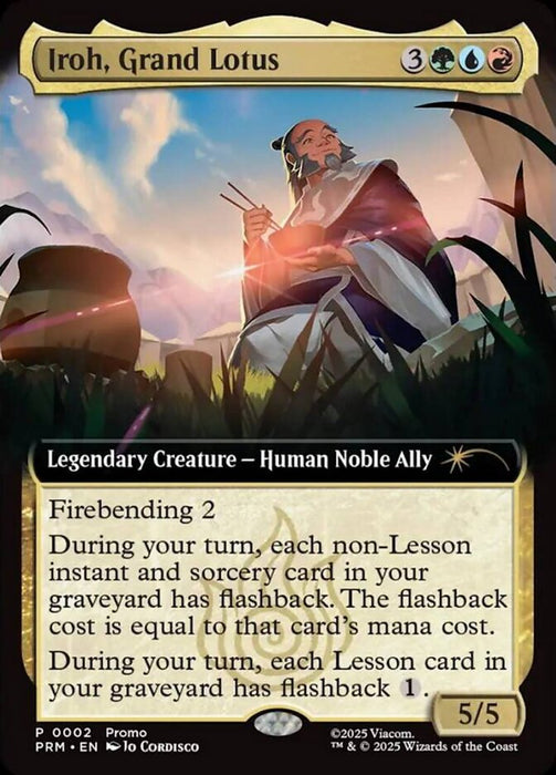 Iroh, Grand Lotus - Extended Art - Legendary (Foil)