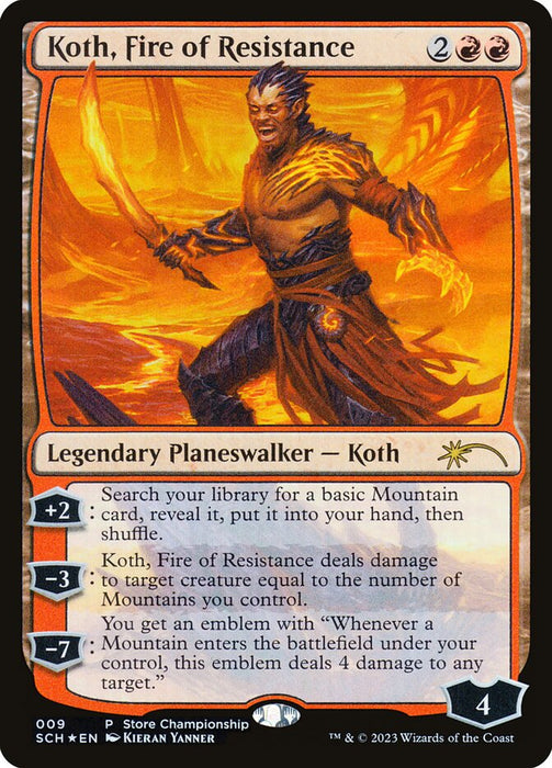Koth, Fire of Resistance (Foil)