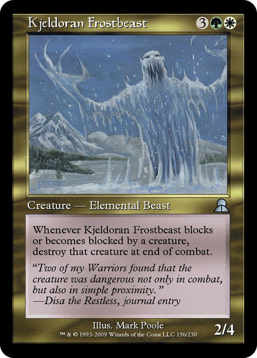 Kjeldoran Frostbeast (Foil)