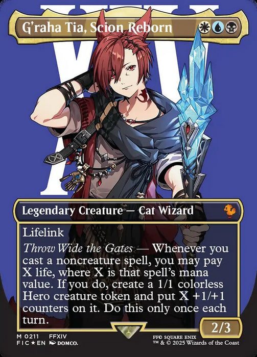 G'raha Tia, Scion Reborn - Borderless - Full Art - Inverted - Legendary - Surge Foil (Foil)