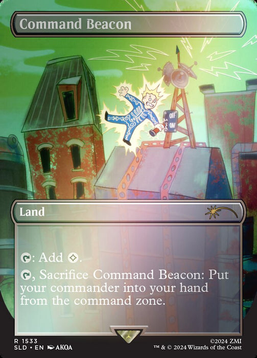 Command Beacon - Borderless - Full Art (Foil)