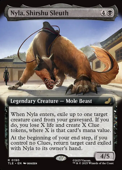 Nyla, Shirshu Sleuth - Extended Art - Legendary