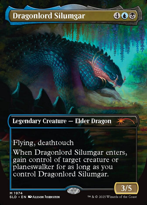 Dragonlord Silumgar // Dragonlord Silumgar - Borderless - Full Art - Legendary