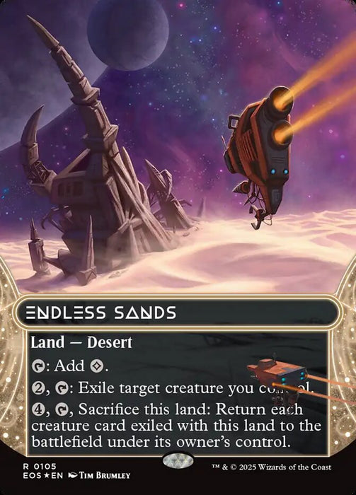 Endless Sands - Borderless - Full Art - Inverted (Foil)