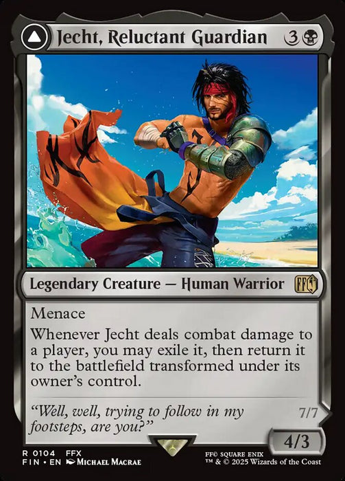 Jecht, Reluctant Guardian // Braska's Final Aeon - Enchantment - Legendary