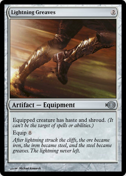 Lightning Greaves (Foil)