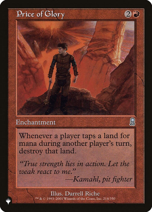 Price of Glory - Retro Frame