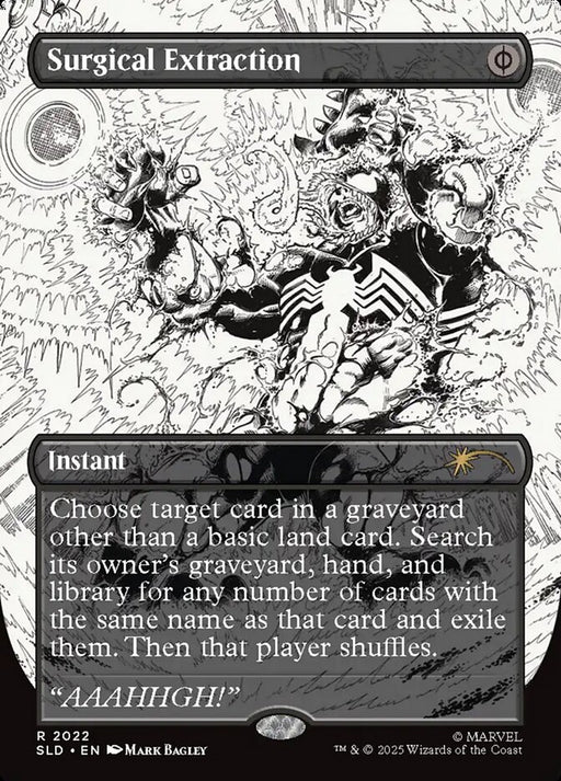 Surgical Extraction - Borderless - Full Art - Inverted