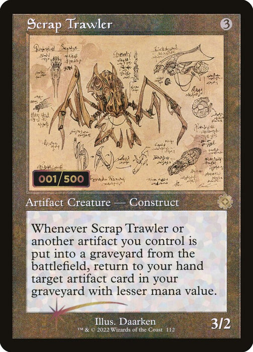 Scrap Trawler - Retro Frame (Foil)