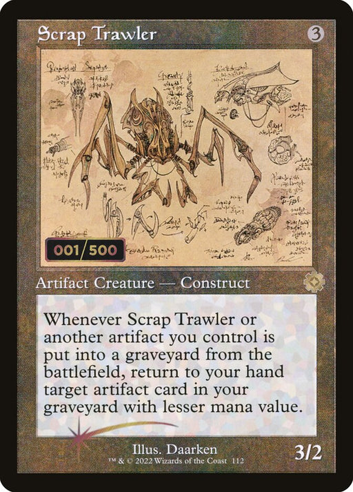 Scrap Trawler - Retro Frame (Foil)