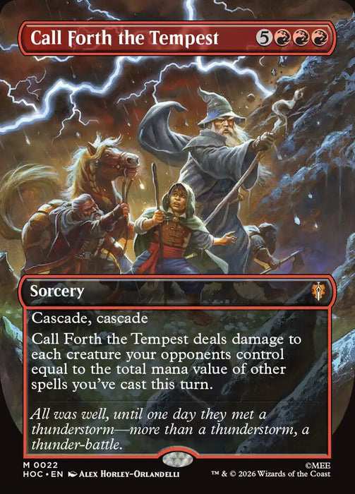 Call Forth the Tempest - Borderless
