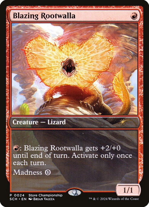 Blazing Rootwalla - Inverted