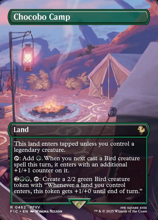 Chocobo Camp - Borderless - Full Art - Inverted (Foil)