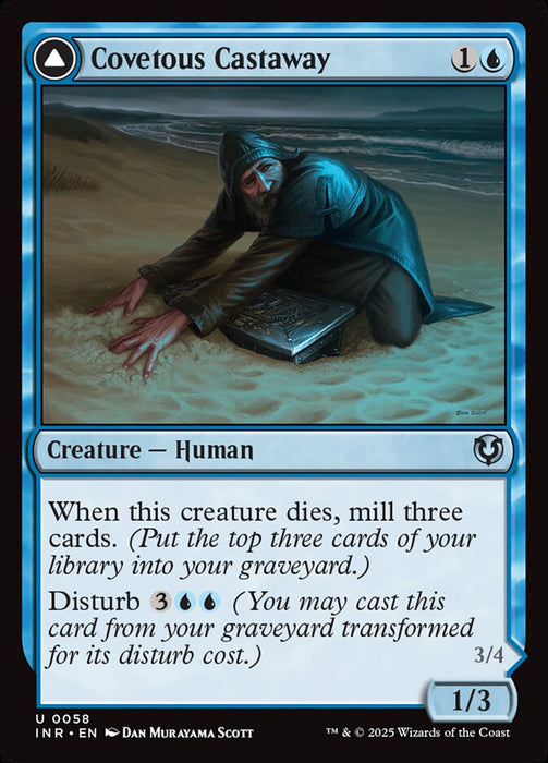 Covetous Castaway // Ghostly Castigator (Foil)