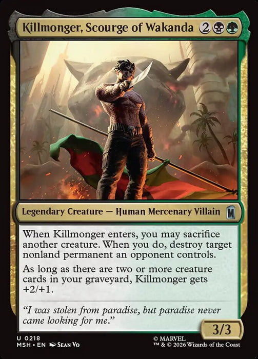 Killmonger, Scourge of Wakanda - Legendary (Foil)