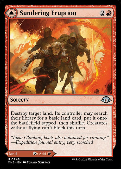 Sundering Eruption // Volcanic Fissure (Foil)