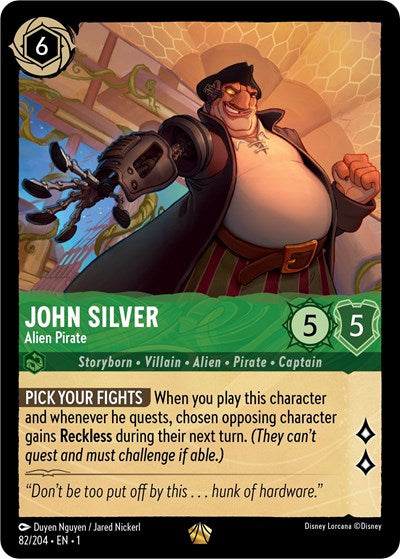 John Silver - Alien Pirate - Foil