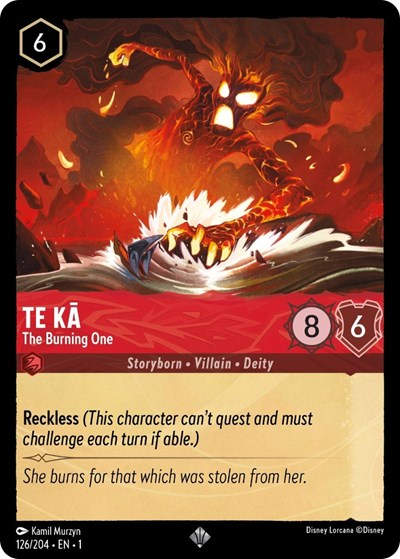 Te Ka - The Burning One - Foil
