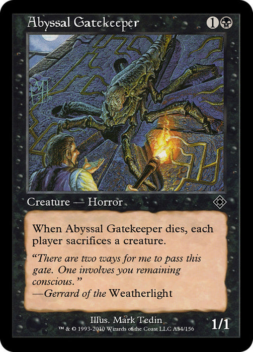 Abyssal Gatekeeper - Retro Frame