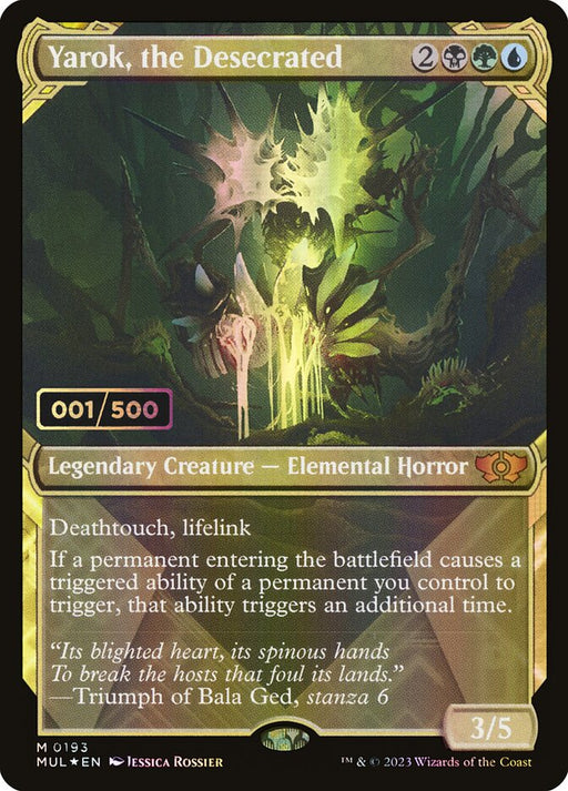 Yarok, the Desecrated - Full Art - Inverted - Legendary - Showcase (Foil)