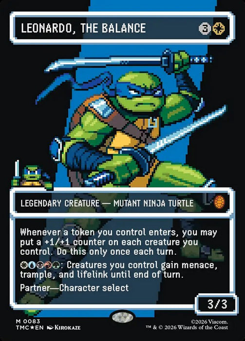 Leonardo, the Balance - Borderless - Full Art - Legendary (Foil)