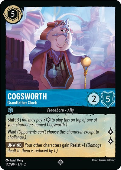 Cogsworth - Grandfather Clock - Foil