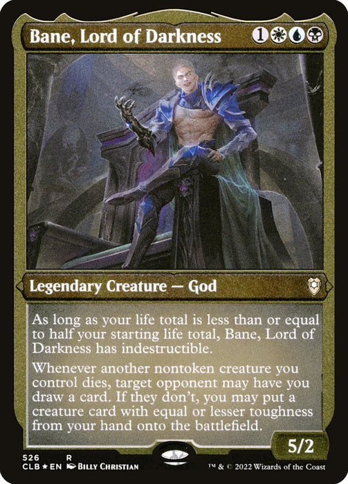 Bane, Lord of Darkness - Etched - Inverted - Legendary - Etched (Foil)