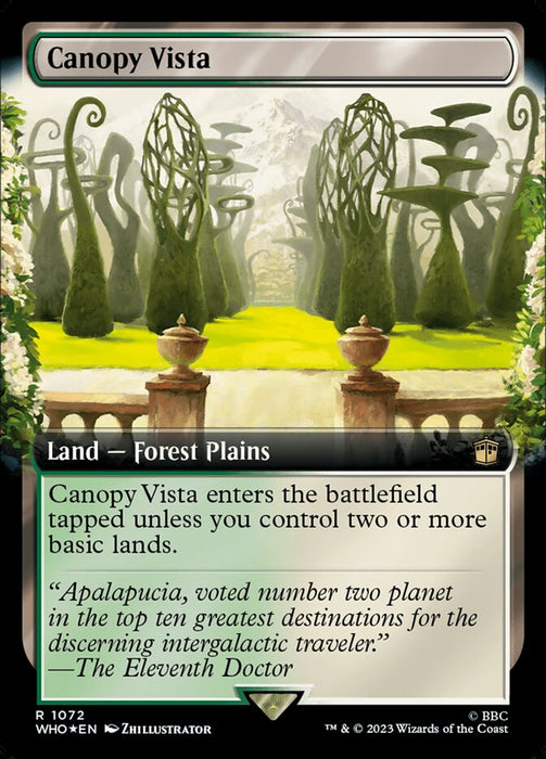 Canopy Vista - Extended Art - Surge Foil (Foil)