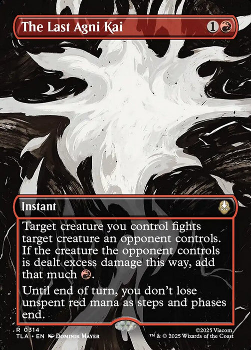 The Last Agni Kai - Borderless - Full Art - Inverted