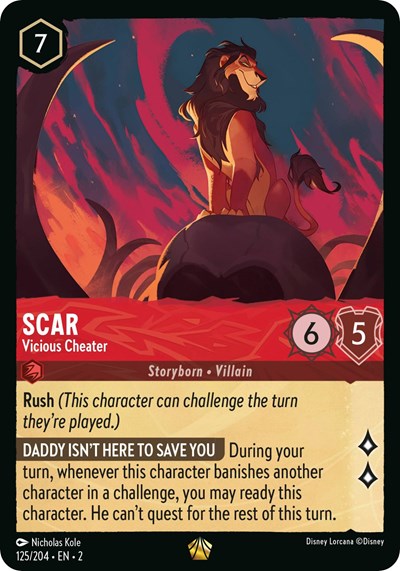 Scar - Vicious Cheater - Foil