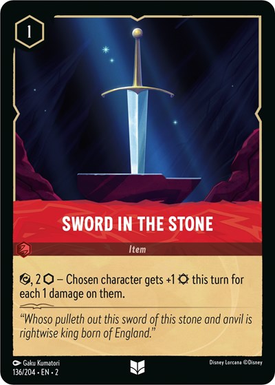 Sword in the Stone - Foil