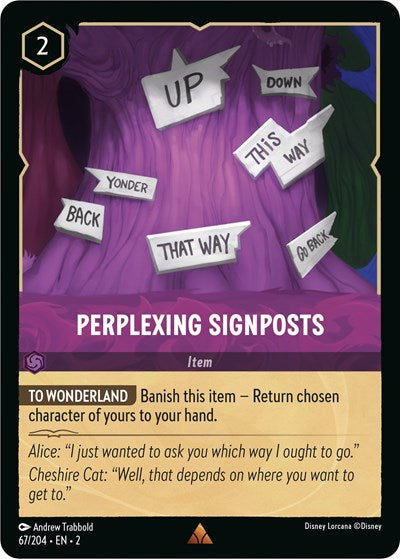 Perplexing Signposts - Foil