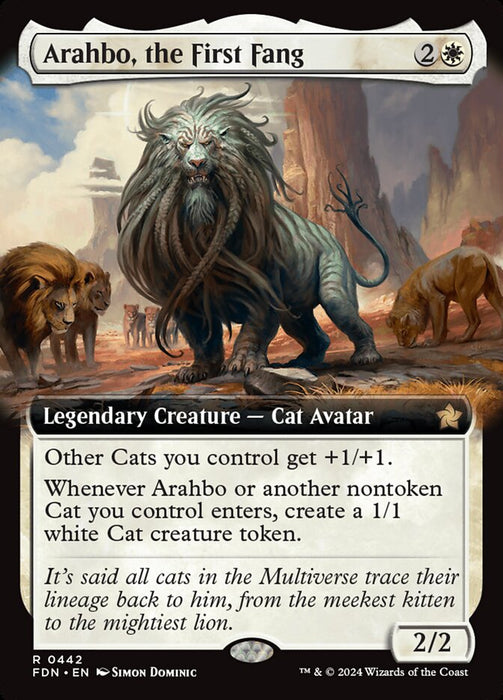 Arahbo, the First Fang - Legendary - Extended Art (Foil)