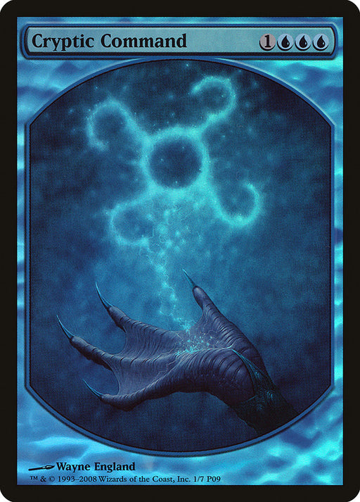 Cryptic Command - Textless - Full Art (Foil)