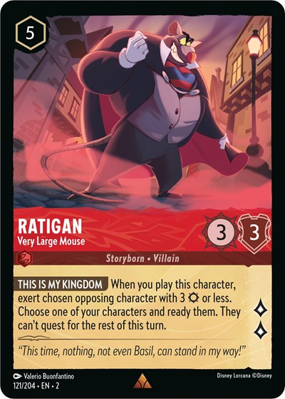 Ratigan - Very Large Mouse - Foil