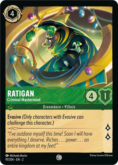 Ratigan - Criminal Mastermind - Foil