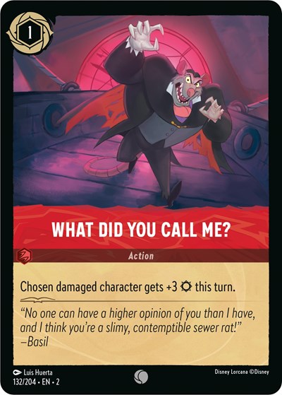 What Did You Call Me? - Foil