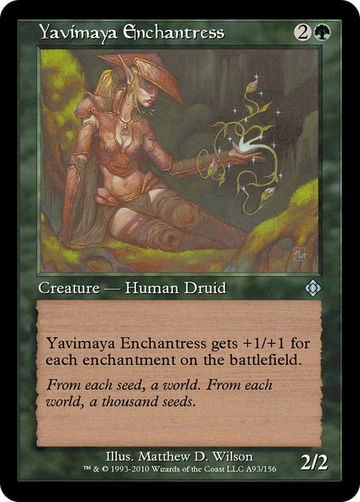 Yavimaya Enchantress - Retro Frame