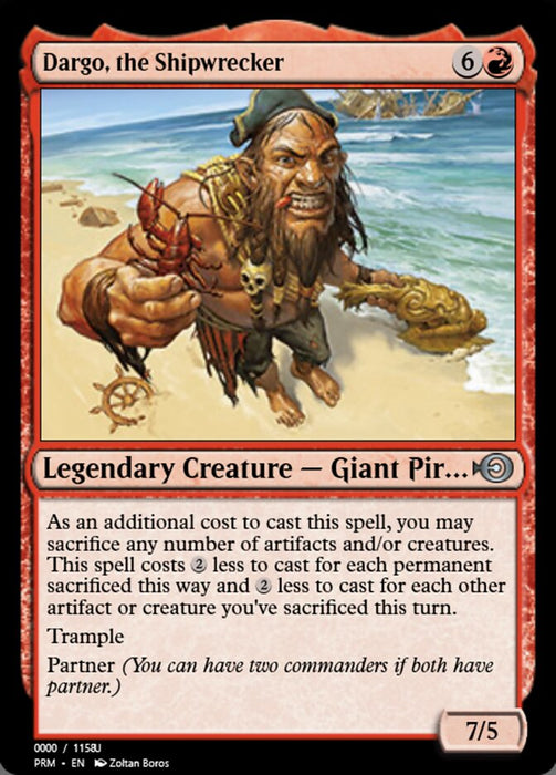 Dargo, the Shipwrecker - Legendary