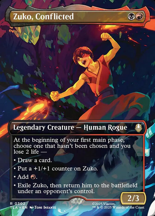 Zuko, Conflicted - Borderless - Legendary (Foil)