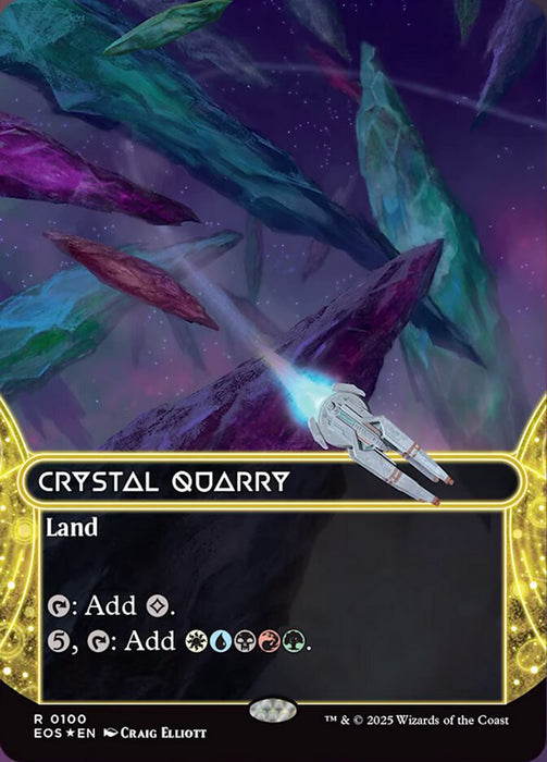 Crystal Quarry - Borderless - Full Art - Inverted (Foil)